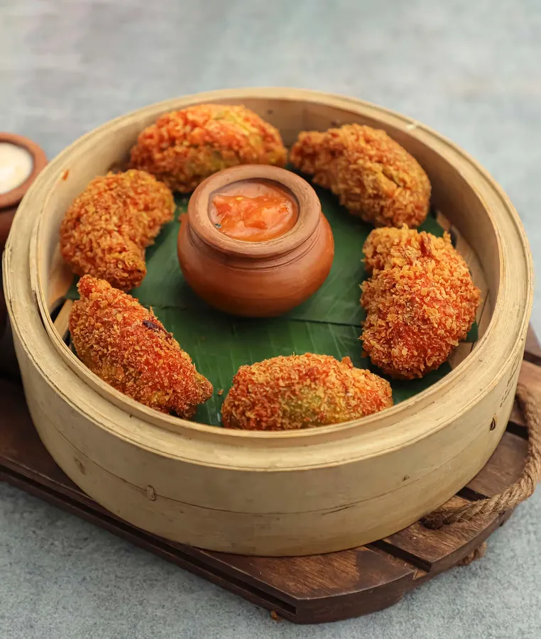 veg kurkure momos